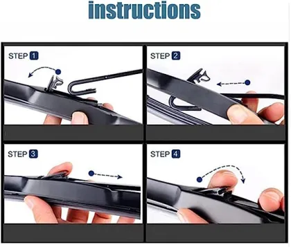 Car accessories Factory wholesale U -hook 14-28 car windshield mitsuba wipe three stage hybrid wiper blades for toyota blade car