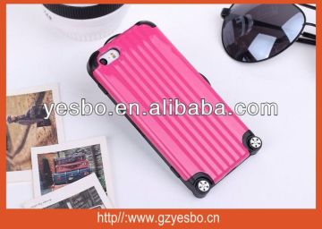 PC luggage case for iphone 4s rubber case for iphone 4G 4S