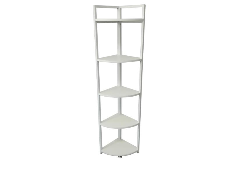 Corner Standing Book Plant Storage Shelf