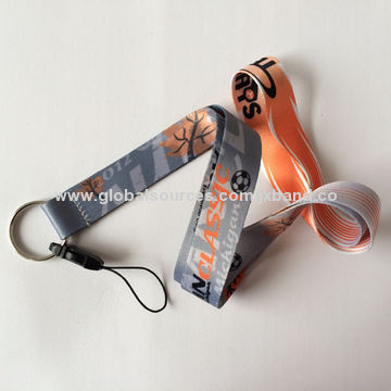 Sublimation Lanyard, Made of Smooth Polyester, OEM Orders Welcomed