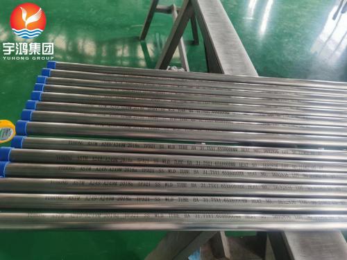 ASTM A249 TP321 SS Tube Dikimpal Annealed Bright