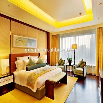 american hotel bedroom furnitures, wooden king size bed