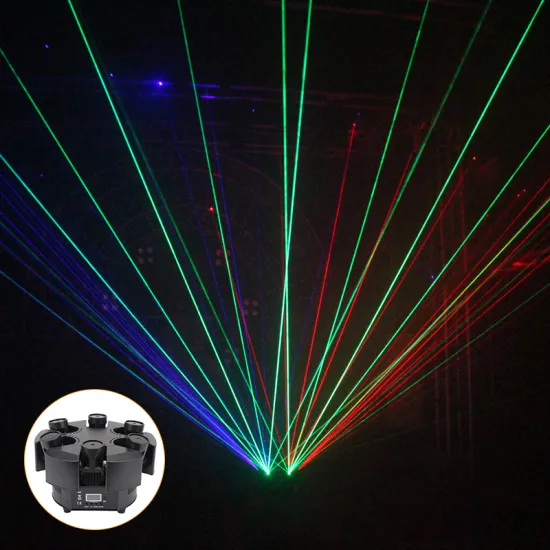 Laser Light 6 Head RGB Laser Moving Headlights for Night Clubs