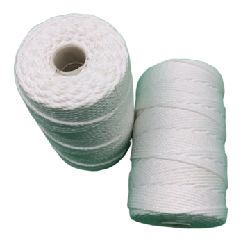 White Twisted Polyester Thread Cotton Line 10S/21 24 30 36 Polyester String 1/2lb Spool