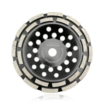 7 inch Sintered Diamond Double Row Grinding Cup Wheel for Concrete and Stones