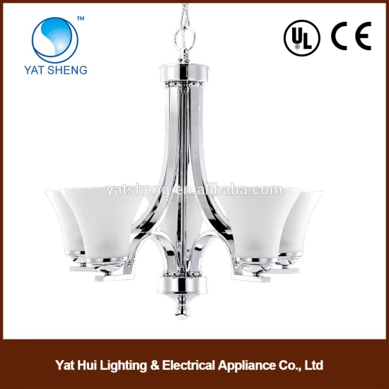 Shining bright Iron and glass ceiling hanging light fixtures