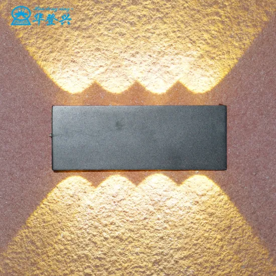 modern cube garden porch waterproof led wall lamp