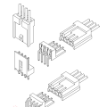 Connettori serie 2544 filo-scheda passo 2,54 mm