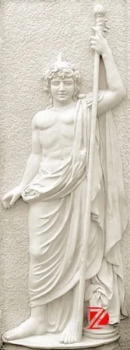 Famous Antinous wall relief art