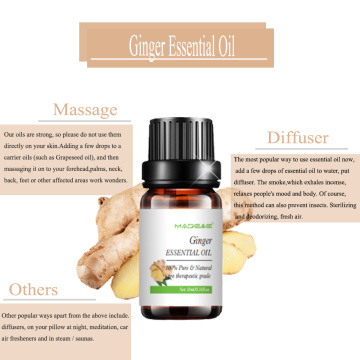 Organic Water Soluble Ginger Essential Oil For Massage