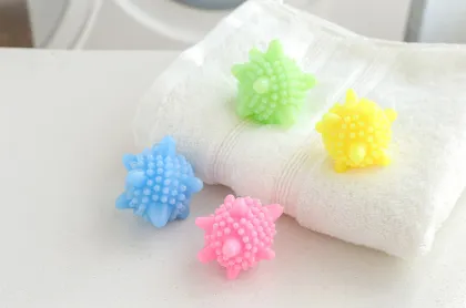 Solid Colorful PVC Scrubbing Balls: The Perfect Laundry Aid