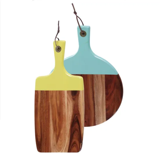 Wooden cutting board with painting handle