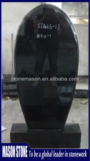 tombstone russian black simple design engraving