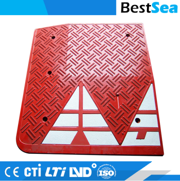 Speed bump rubber, road speed cushion