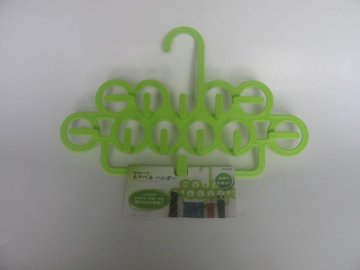 plastic necktie and belt hanger