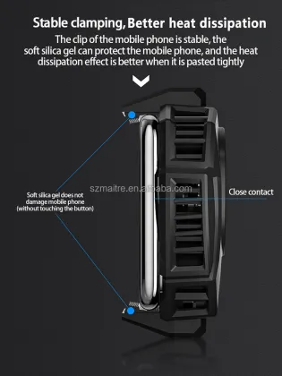DL05 Mini Mobile Phone Radiator: Gaming Fan Cooler & Tablet Holder
