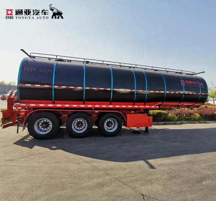 TONGYA 45T/50T Asphalt Transportation Semi Trailer Butimen Truck Trailer