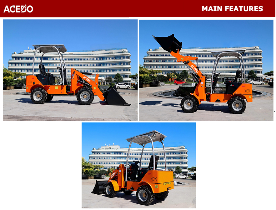Electric wheel loader 600kg