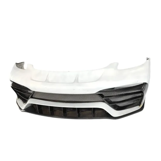 Factory Direct PD Style Fiberglass or Semi Carbon Fiber Front Bumper for Porsche 718 Boxster Body Kit