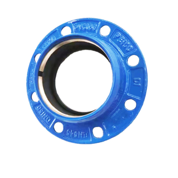 Ductile Iron Quick Flange Adaptor PN16 for PVC/PE Pipes with Brass Ring