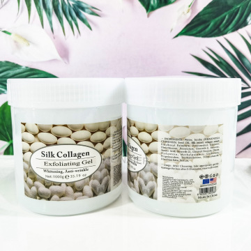 OEM Natural Whitening Scrub Gel - Body & Facial Cleanser with Silk Collagen
