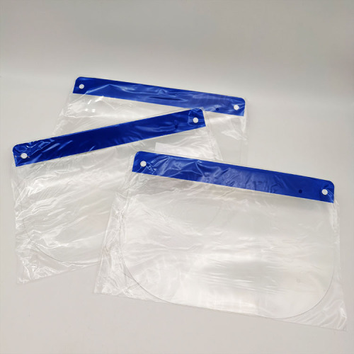 درع الحماية من الوجه البلاستيكي الشفافة المخصصة