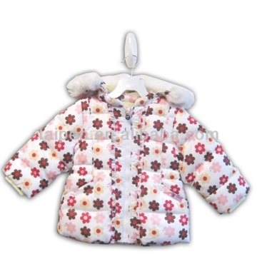 Latest Fashion Design Baby Girls Jackets Winter Wear Windproof Jacket