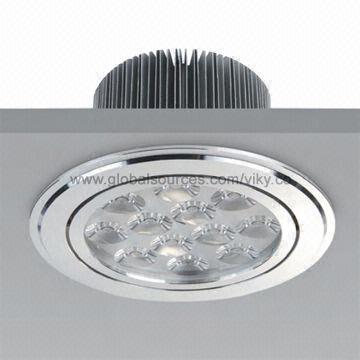 LED downlight, China 12W Cree COB chip 100-240V AC, 680mA/18V DC