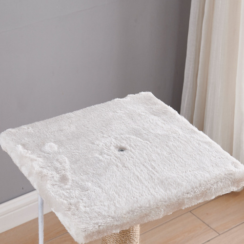 Cat tree with scratching post for small apartments