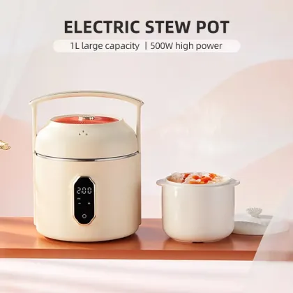 Stainless steel ceramic stew pot