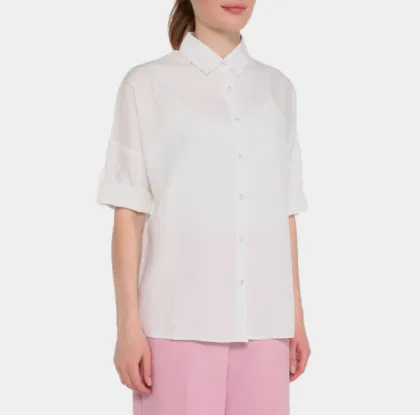 100% Linen White Shirt