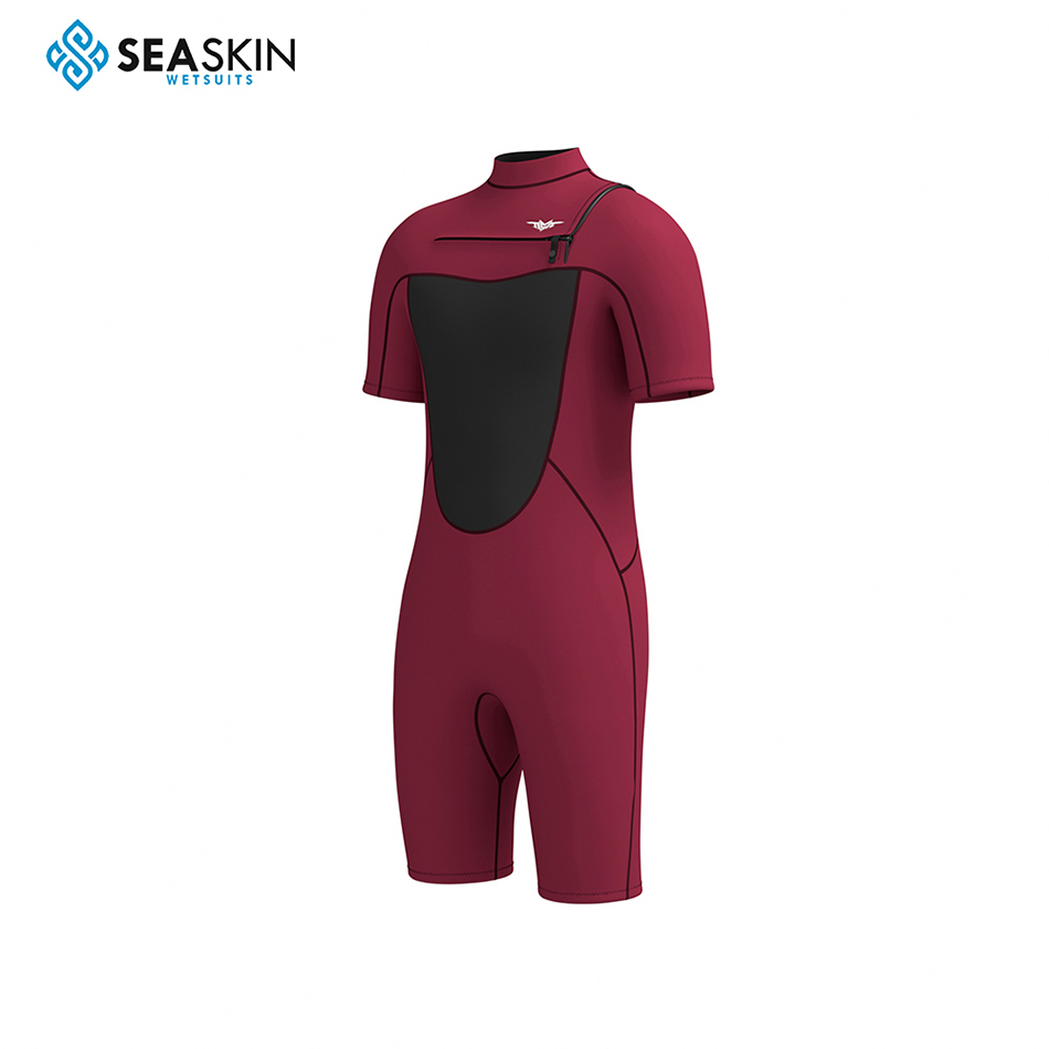 Seaskin Adults Custom Color Shorty Wetsuit For Surfing