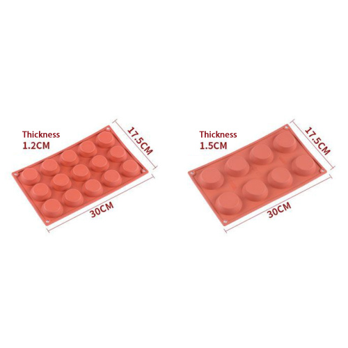 Silica Gel is Easy to Release DIY heart-shaped chocolate bar molds Factory