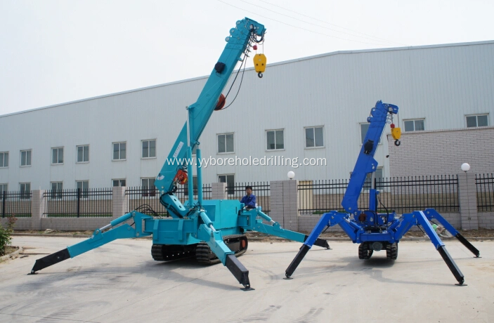 Foldable 3Ton Mini Spider Crawler Crane for sale