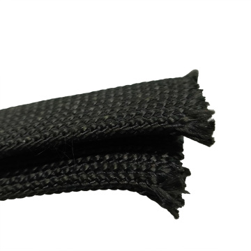 Black Customizable PP Polyester Yarn Braided Sleeving