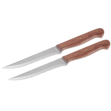 Garwin serrated steak knives with rivets