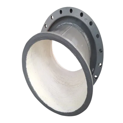 Corundum ceramic lined pipe