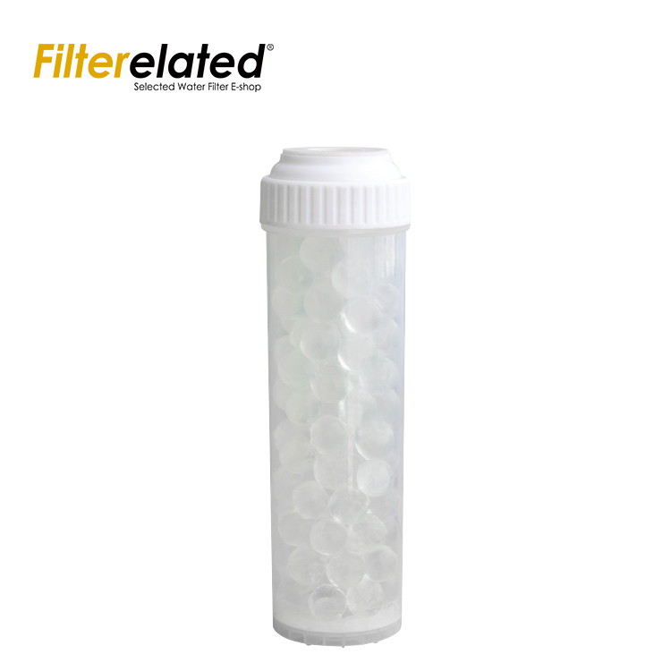 Phosphate water filter cartridge for household