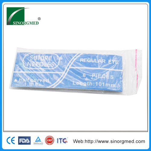 Hospital Disposable Eyed Suture Needles Surgical