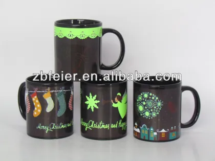 color changing mug/color change decal mug/XMAS mug