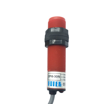 FOTEK CP18-30N 20mm 10~30VDC M18 Capacitive Proximity Sensor IP67 NPN NO