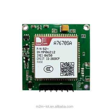 SIMCOM A7670SA-FASE Development Board - LTE CAT1 4G + GPRS + GPS Multi-Band Support