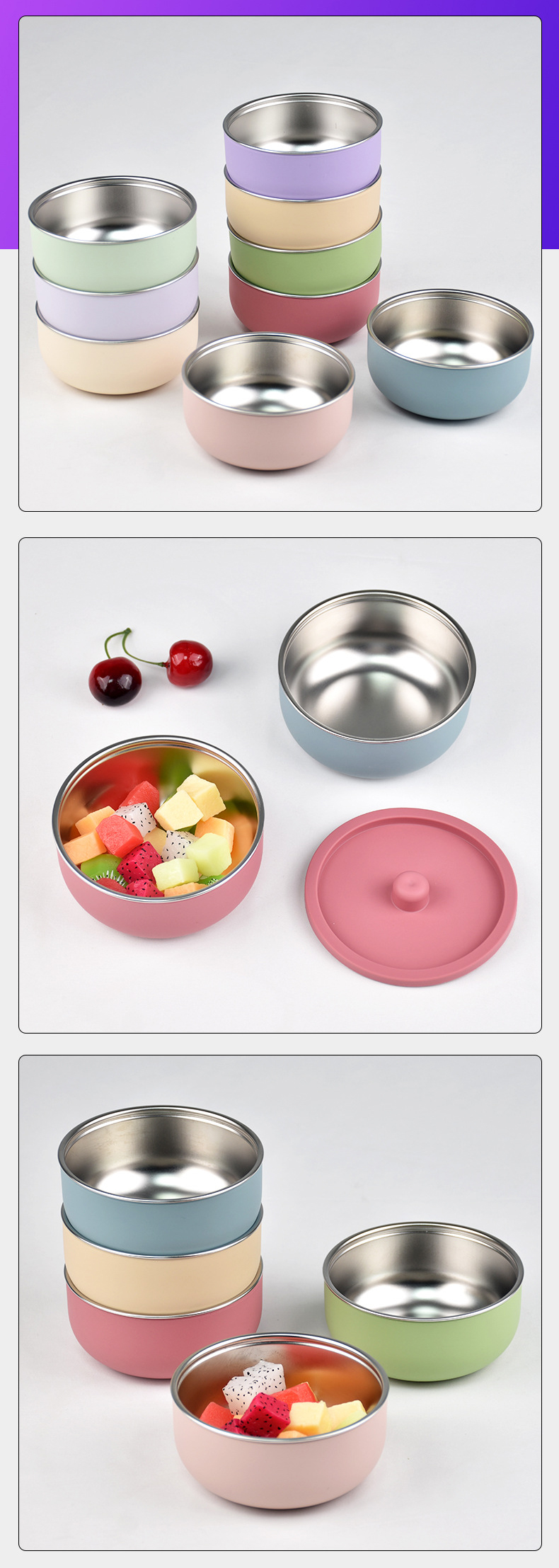 silicone SS bowl MFZ-D003