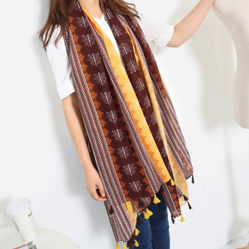 Cheap OEM Women Style Tartan Scarf Made in China women scarf