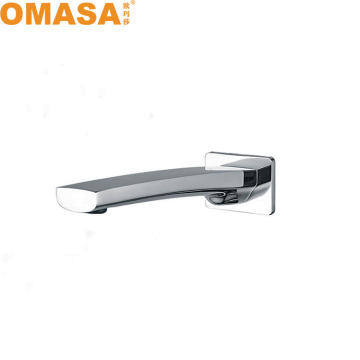 Chrome Brass Outlet Wall Mounted Water Faucet Spout