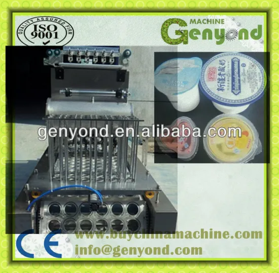 Plastic cup filling sealing machine