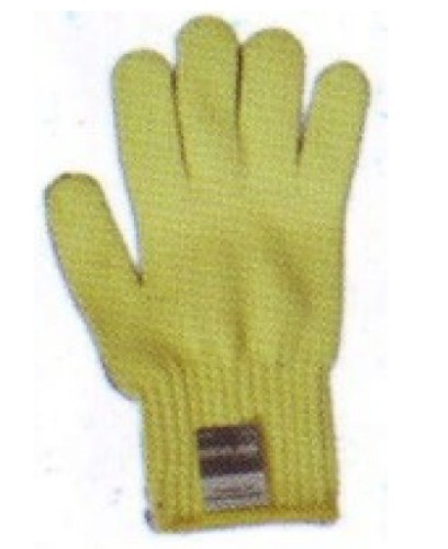 Gebreide aramide vezels voering veiligheid handschoen met dot pvc
