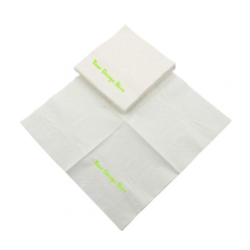 Customize 1/4 Fold Paper Napkin Printed with Logo