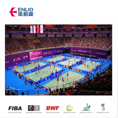 Suelos de bádminton para interiores aprobados por BWF II