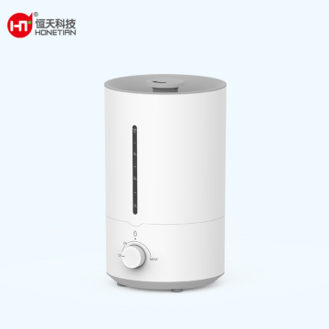 HONETIAN visible water level knob control 4.0L capacity 360 degrees adjustable nozzle white colour indoor plastics humidifier